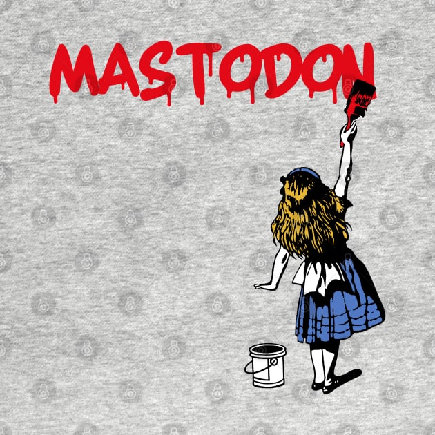 mastodon and red girl by j and r